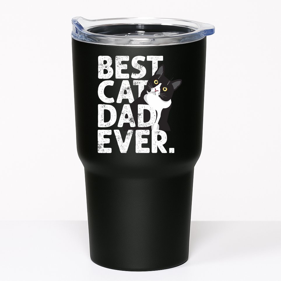 Cat Daddy Father Gift Best Cat Dad Ever Tumbler