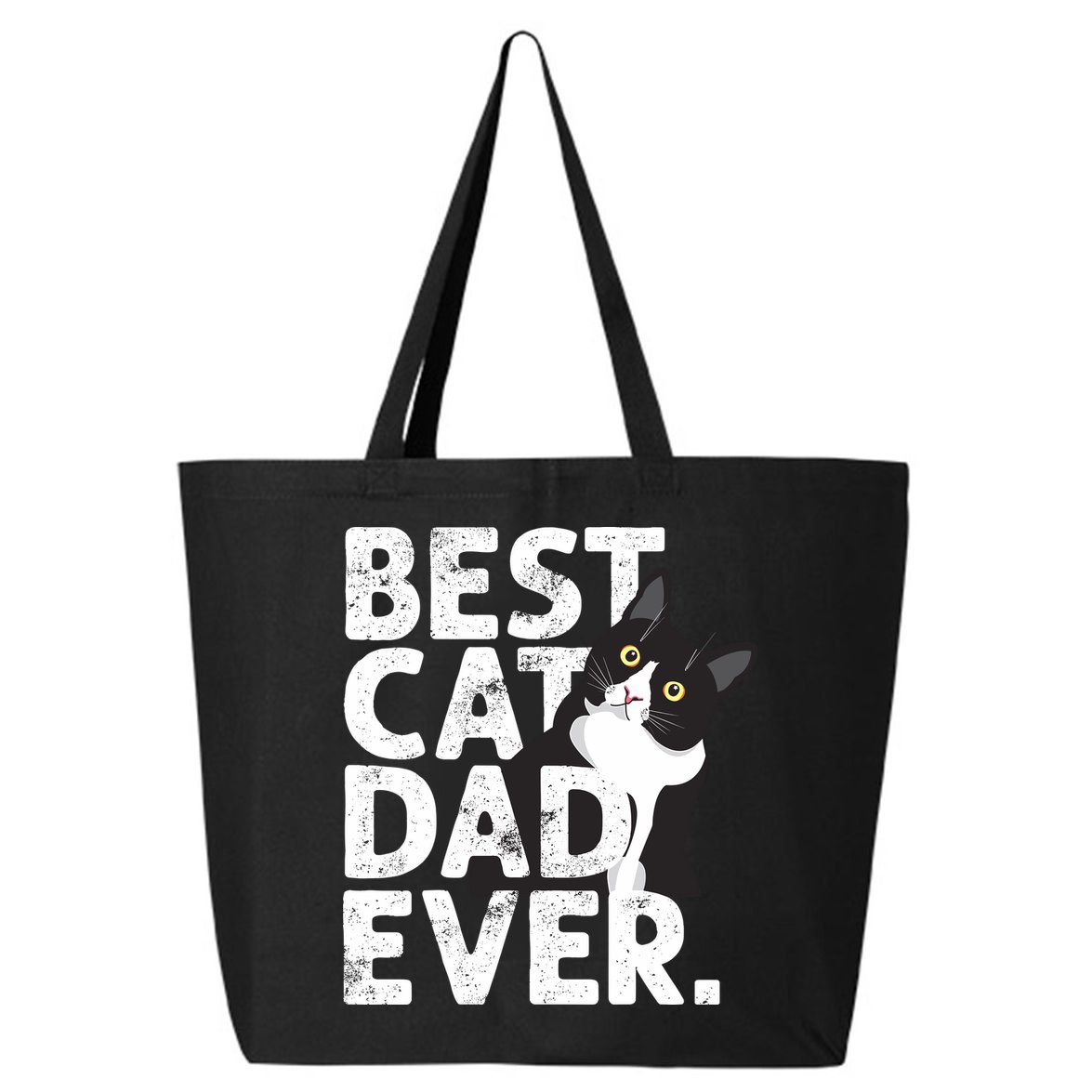 Cat Daddy Father Gift Best Cat Dad Ever 25L Jumbo Tote