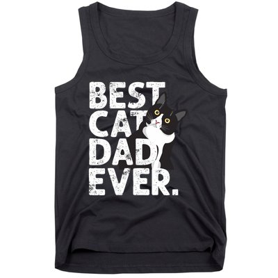 Cat Daddy Father Gift Best Cat Dad Ever Tank Top