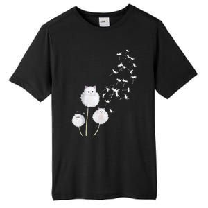 Cat Dandelion Flower SKT Tall Fusion ChromaSoft Performance T-Shirt