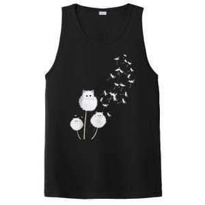 Cat Dandelion Flower SKT PosiCharge Competitor Tank