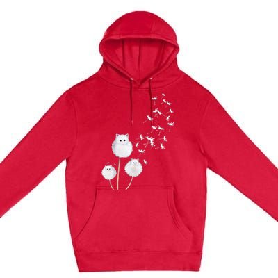 Cat Dandelion Flower SKT Premium Pullover Hoodie