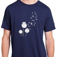 Cat Dandelion Flower SKT Adult ChromaSoft Performance T-Shirt