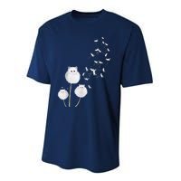 Cat Dandelion Flower SKT Performance Sprint T-Shirt