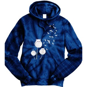 Cat Dandelion Flower SKT Tie Dye Hoodie