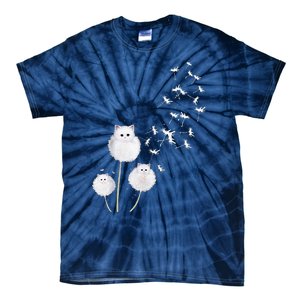 Cat Dandelion Flower SKT Tie-Dye T-Shirt