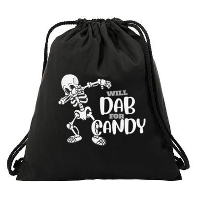 Cute Dab For Candy Halloween Funny Drawstring Bag