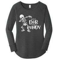 Cute Dab For Candy Halloween Funny Women's Perfect Tri Tunic Long Sleeve Shirt