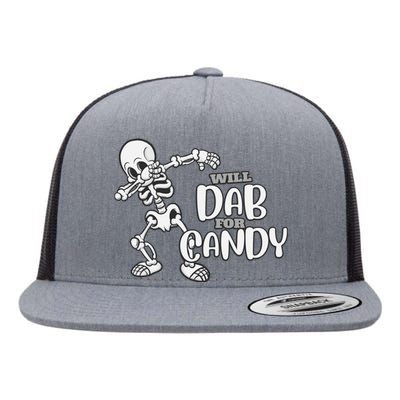 Cute Dab For Candy Halloween Funny Flat Bill Trucker Hat