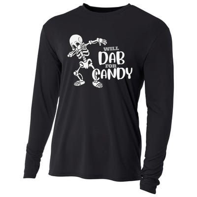 Cute Dab For Candy Halloween Funny Cooling Performance Long Sleeve Crew