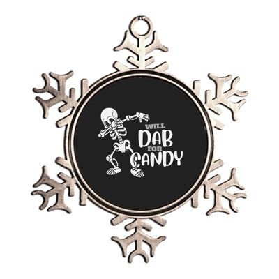 Cute Dab For Candy Halloween Funny Metallic Star Ornament