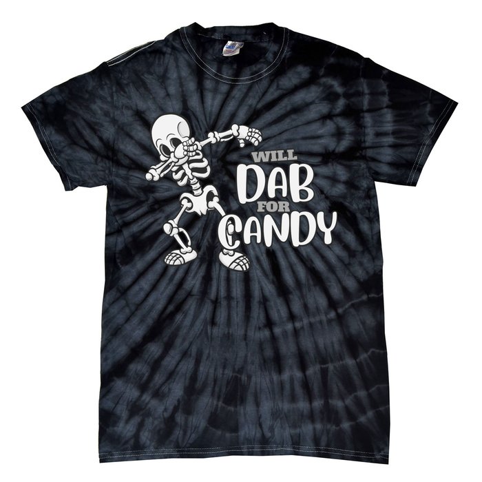 Cute Dab For Candy Halloween Funny Tie-Dye T-Shirt