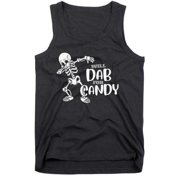 Cute Dab For Candy Halloween Funny Tank Top