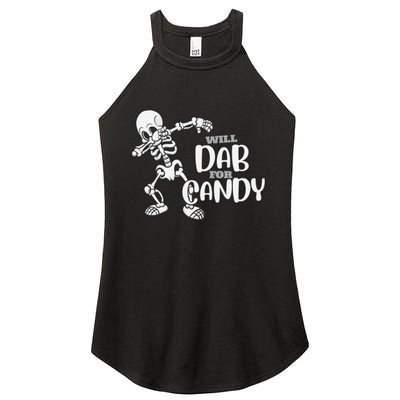 Cute Dab For Candy Halloween Funny Women's Perfect Tri Rocker Tank