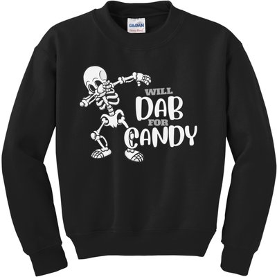 Cute Dab For Candy Halloween Funny Kids Sweatshirt