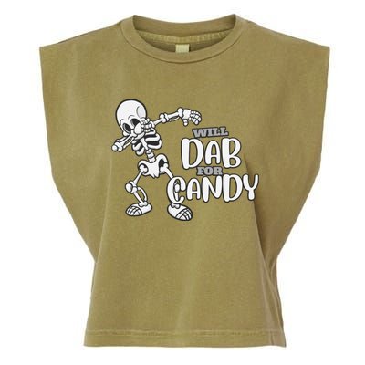 Cute Dab For Candy Halloween Funny Garment-Dyed Women's Muscle Tee