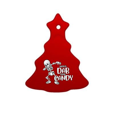 Cute Dab For Candy Halloween Funny Ceramic Tree Ornament