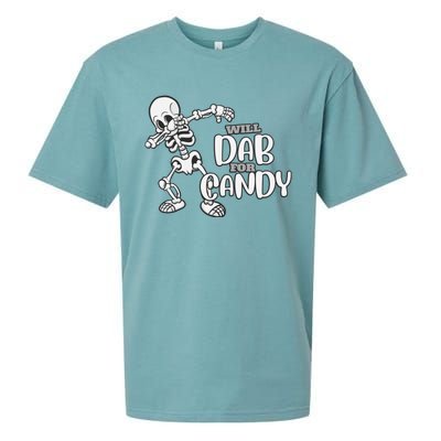 Cute Dab For Candy Halloween Funny Sueded Cloud Jersey T-Shirt