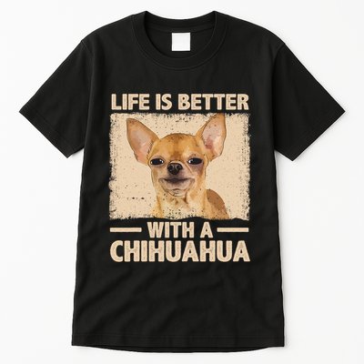 Chihuahua Design For Chihuahua Dog Chihuahua Lover Tall T-Shirt