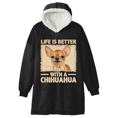 Chihuahua Design For Chihuahua Dog Chihuahua Lover Hooded Wearable Blanket