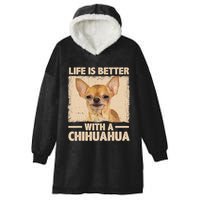 Chihuahua Design For Chihuahua Dog Chihuahua Lover Hooded Wearable Blanket