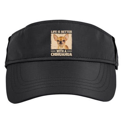 Chihuahua Design For Chihuahua Dog Chihuahua Lover Adult Drive Performance Visor