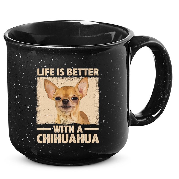 Chihuahua Design For Chihuahua Dog Chihuahua Lover 15oz Campfire Ceramic Mug