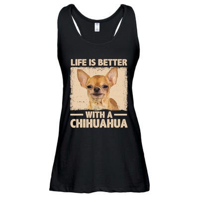 Chihuahua Design For Chihuahua Dog Chihuahua Lover Ladies Essential Flowy Tank