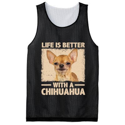 Chihuahua Design For Chihuahua Dog Chihuahua Lover Mesh Reversible Basketball Jersey Tank