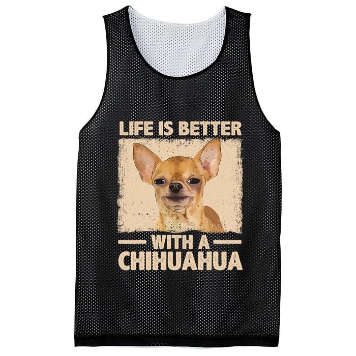 Chihuahua Design For Chihuahua Dog Chihuahua Lover Mesh Reversible Basketball Jersey Tank