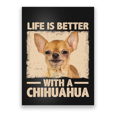 Chihuahua Design For Chihuahua Dog Chihuahua Lover Poster