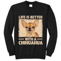 Chihuahua Design For Chihuahua Dog Chihuahua Lover Tall Sweatshirt