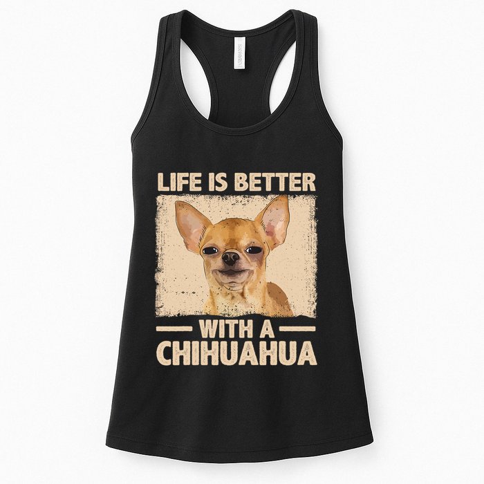 Chihuahua Design For Chihuahua Dog Chihuahua Lover Womens Tank Top