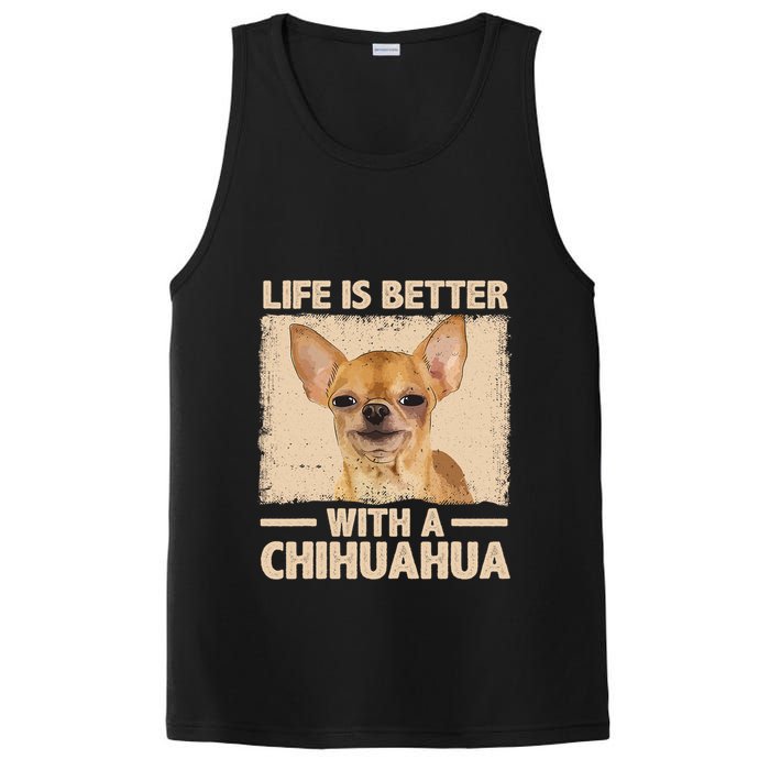 Chihuahua Design For Chihuahua Dog Chihuahua Lover PosiCharge Competitor Tank