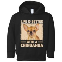 Chihuahua Design For Chihuahua Dog Chihuahua Lover Toddler Hoodie