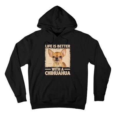 Chihuahua Design For Chihuahua Dog Chihuahua Lover Tall Hoodie