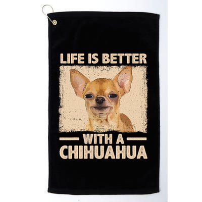 Chihuahua Design For Chihuahua Dog Chihuahua Lover Golf Towel