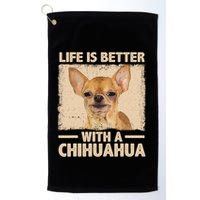 Chihuahua Design For Chihuahua Dog Chihuahua Lover Golf Towel