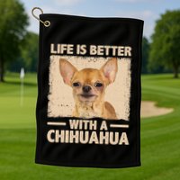 Chihuahua Design For Chihuahua Dog Chihuahua Lover Golf Towel