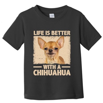 Chihuahua Design For Chihuahua Dog Chihuahua Lover Toddler T-Shirt