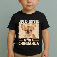 Chihuahua Design For Chihuahua Dog Chihuahua Lover Toddler T-Shirt