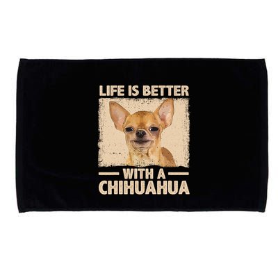 Chihuahua Design For Chihuahua Dog Chihuahua Lover Microfiber Hand Towel