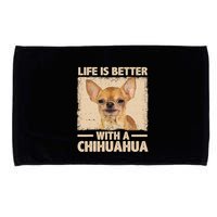 Chihuahua Design For Chihuahua Dog Chihuahua Lover Microfiber Hand Towel