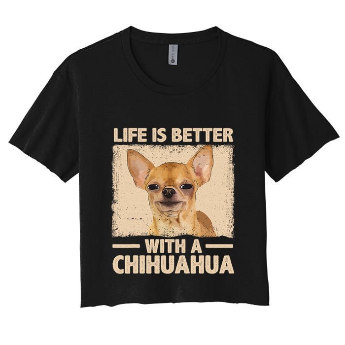 Chihuahua Design For Chihuahua Dog Chihuahua Lover Crop Top