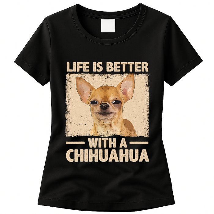 Chihuahua Design For Chihuahua Dog Chihuahua Lover Womens T-Shirt