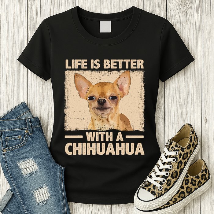 Chihuahua Design For Chihuahua Dog Chihuahua Lover Womens T-Shirt