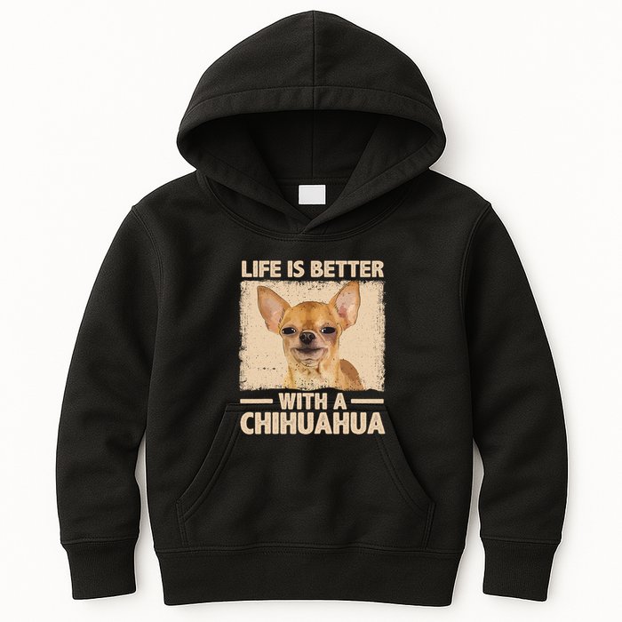 Chihuahua Design For Chihuahua Dog Chihuahua Lover Kids Hoodie