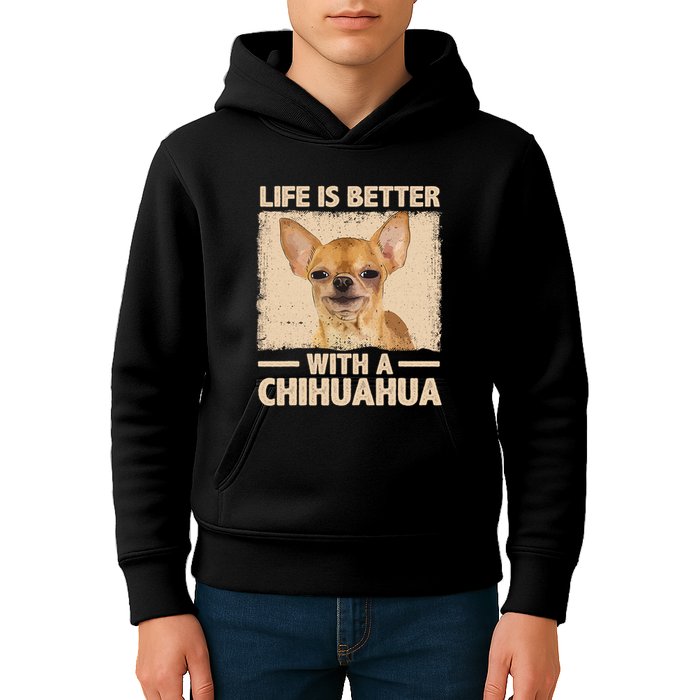 Chihuahua Design For Chihuahua Dog Chihuahua Lover Kids Hoodie