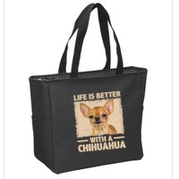 Chihuahua Design For Chihuahua Dog Chihuahua Lover Zip Tote Bag