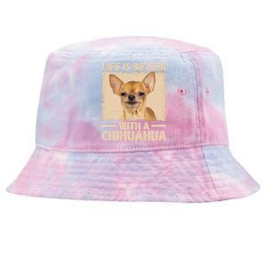 Chihuahua Design For Chihuahua Dog Chihuahua Lover Tie-Dyed Bucket Hat